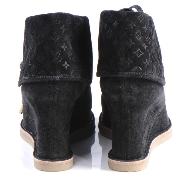 ✨Louis Vuitton Wedge Booties✨ - Picture 3 of 7